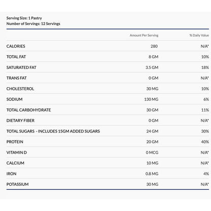 My Cookie Dealer Protein Pastries - 20G Protein