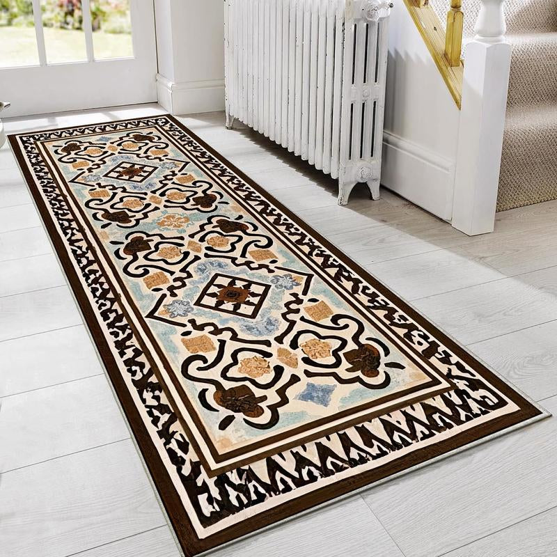 Boho Kitchen Runner Rug Sets 3 Piece Farmhouse Non Slip Area Rug Floor Mat Washable Kitchen Mats for Living Room Entryway Laundry Room